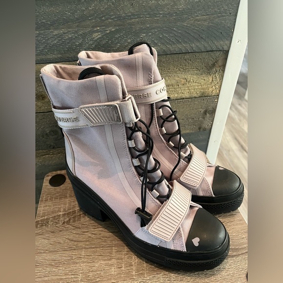 SOLD Converse GR82 XHI 2020 Love Fearlessly Amethyst Grey Purple Platform Boot - Picture 8 of 16